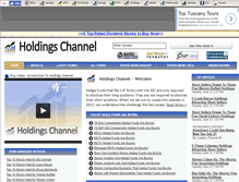 Tablet Screenshot of holdingschannel.com